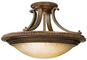Feiss FE-KELHAM-HALL-SF - Prisadený luster KELHAM HALL 2xE27/60W/230V
