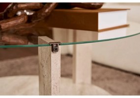 Konferenčný stolík Clara Travertine