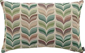 Karin - jednoduchá obliečka, 60x40cm farba produktu zelená látka zapletaná, vzorované
