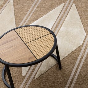 Dywany Łuszczów, Kusový koberec Spark 0698A beige/cream, 140x190, béžová, chodba / predsieň