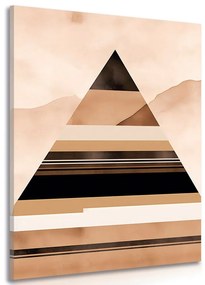 Obraz abstraktné tvary pyramída - 80x120