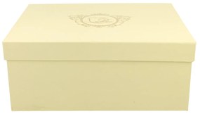 Porcelánová šálka na nohe s podšálkou Ecru Nina 220 ml sada 2ks