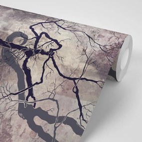 Tapeta surrealistické stromy - 150x100