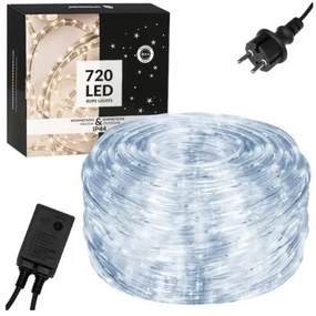 Bestent Svetelná reťaz - svetelný had 30m 720 LED 8 programov Studená biela