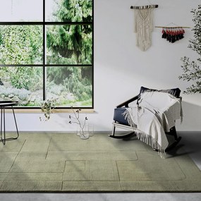 Zelený ručne tkaný vlnený koberec 120x170 cm Charlotte – Villeroy&amp;Boch