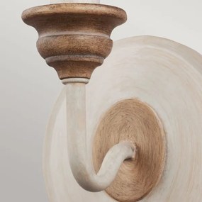 Feiss FE-HARTSVILLE1 - Nástenné svietidlo HARTSVILLE 1xE14/40W/230V béžová/hnedá