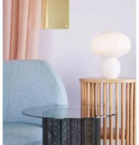 Konzolový stolík z dubového dreva Hübsch Folk, ø 35 cm