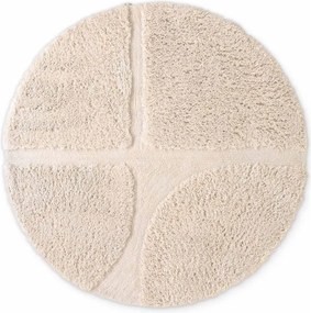 Krémový ručne tkaný okrúhly koberec ø 200 cm Lambeth Jasper – Ted Baker