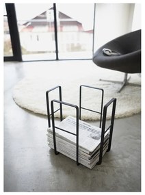 Čierny stojan na noviny YAMAZAKI Tower