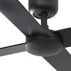 FARO 34356-Stropný ventilátor RUDDER L hnedá/čierna pr. 132 cm + diaľkové ovládanie