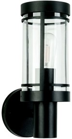 Eurolamp Vonkajšia nástenná lampa 1xE27/15W/230V IP44 čierna EU0126