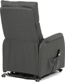 Polohovacie kreslo sivé, elektrické TV-5482 GREY2