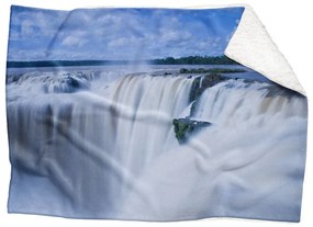 Deka Vodopády 2  (Rozmer: 200 x 140 cm, Podšitie baránkom: ÁNO)