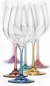 VÝPREDAJ Crystalex Poháre na víno VIOLA Spectrum 350 ml