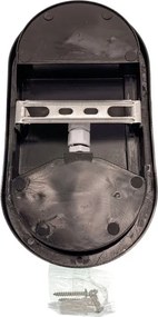 ECOLIGHT LED stropné svietidlo čierne TOR-201C - IP65 - 20W - neutrálna biela