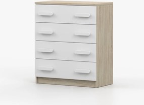 Komoda SMYK - dub sonoma/biela (viac variant)