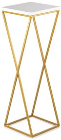 STOJAN NA KVETINÁČ LOFT6 70X24X24 CM ZLATÁ/BIELA