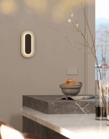 Nástenné svietidlo kameň Travertino Oval W0393