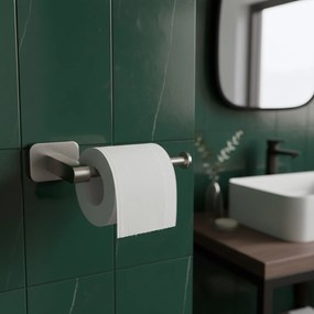 Rea Nico, držiak na toaletný papier, brúsená oceľ, REA-88059