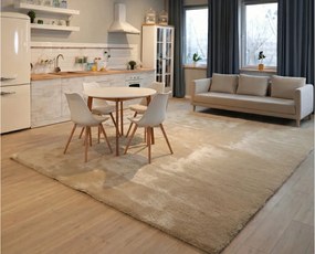 TZ Béžový obdĺžnikový koberec Rabbit Rozmer: 60x120