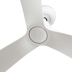 FARO 34363- Stropný ventilátor OUTWOOD L biela pr. 150 cm IP44 + diaľkové ovládanie