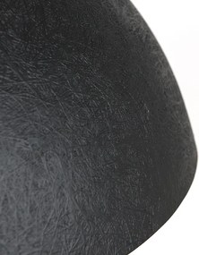 Priemyselné závesné svietidlo čierne so zlatom 70 cm - Magna