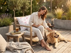 Obliečka na vankúš PINKABELLE 45x45 cm, biela