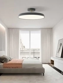 Toolight - Stropné svietidlo 50 cm 5xE27 60W APP860-C, čierna-zlatá, OSW-08956