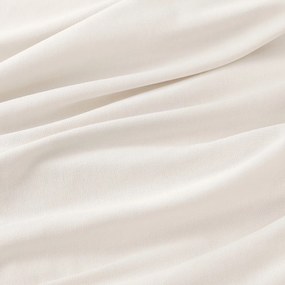 Goldea záves z ľanovej zmesi - slonová kosť 140x145 cm