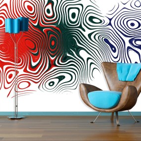 Sablio Tapeta Dvojfarebná abstrakcia - 208x125 cm
