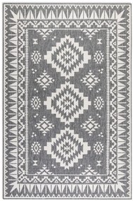 Obojstranný koberec Elle Decoration GEMINI Dynamic strieborný