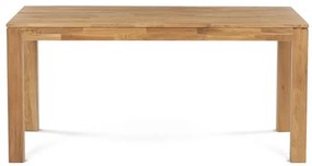 Autronic BONTEC Jedálenský stôl 160x90cm, masív, prírodný, DS-H160 DUB Farba: Prírodné