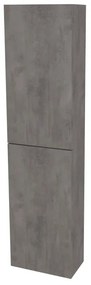 Mereo Aira, kúpeľňová skrinka 170 cm vysoká, pravé otváranie, Multidecor, Betón tmavosivý, MER-CN794PNBET2