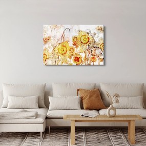Obraz - Slnečnica, maľba (90x60 cm)