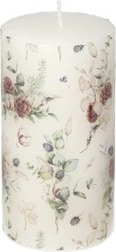 Sviečka Bianca 13cm peonies