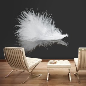 Artgeist Fototapeta - White feather Veľkosť: 196x154, Verzia: Samolepiaca