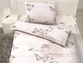 Obliečky Fleur, bavlna ranforce, motív motýľov%