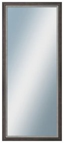 DANTIK - Zrkadlo v rámu, rozmer s rámom 60x140 cm z lišty AMALFI čierna (3118)