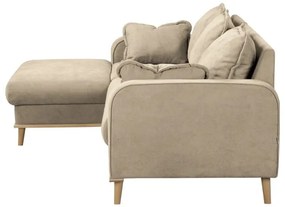 Béžová rohová pohovka (ľavý roh) Beata - Ropez