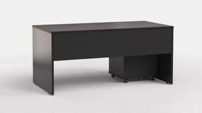 DREVONA Kancelársky stôl LUTZ 160x80 čierny