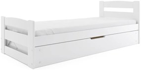 Detská posteľ ERNIE s úložným priestorom 200x90 cm - biela