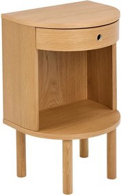 Nočný stolík v dekore duba v svetloprírodnej farbe Paron – Actona