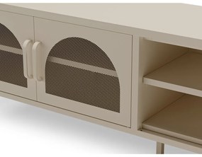 Krémový TV stolík 160x50 cm Diora – Marckeric