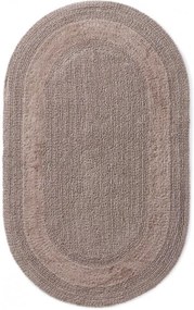 Kúpeľňový koberček Javo Cotton sepia ovál
