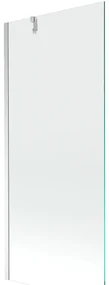 Mexen Next, vaňová  zástena 1-krídlová 80 x 150 cm, fixné krídlo, 6 mm číre sklo, chrómový profil, 895-080-000-00-00-01