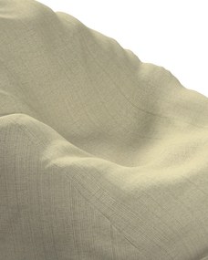 Sedací vak farba produktu béžová látka zapletaná
