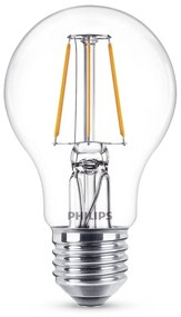 Philips E27 A60 LED filamentová 4 W 2700K číra