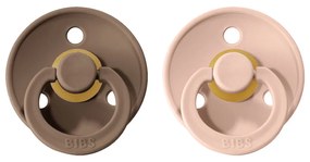 BIBS Colour cumlíky, kaučuk 2ks - veľkosť 1 - Dark Oak Blush