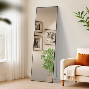 Zrkadlo Benicia 160x50 cm - čierne matné