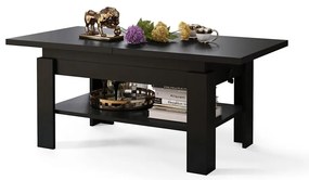 Rozkladací konferenčný stôl so zvíhacou doskou ROY čierna